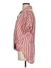 BCBGeneration 100% Rayon Stripes Pink Short Sleeve Blouse Size S - photo 5