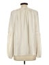 Chaps 100% Polyester Ivory Long Sleeve Blouse Size L - photo 2