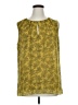 CAbi 100% Polyester Yellow Sleeveless Blouse Size XL - photo 1