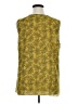 CAbi 100% Polyester Yellow Sleeveless Blouse Size XL - photo 2