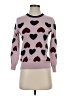 J.Crew Hearts Pink Pullover Sweater Size S - photo 1