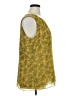 CAbi 100% Polyester Yellow Sleeveless Blouse Size XL - photo 4
