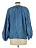 Old Navy Blue 3/4 Sleeve Blouse Size L - photo 2