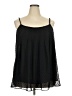 Lane Bryant 100% Polyester Black Sleeveless Blouse Size 18 - photo 1