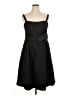 Only Solid Black Cocktail Dress Size 16 - photo 1
