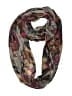 D&Y 100% Polyester Floral Gray Brown Scarf One size - photo 1