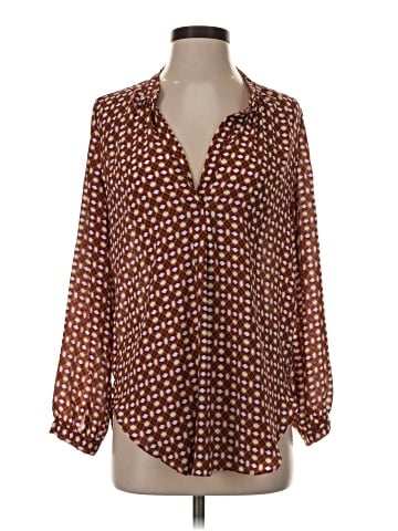 Olivaceous Long Sleeve Blouse (view 1)