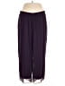Catherines 100% Polyester Solid Purple Casual Pants Size 20W - photo 1