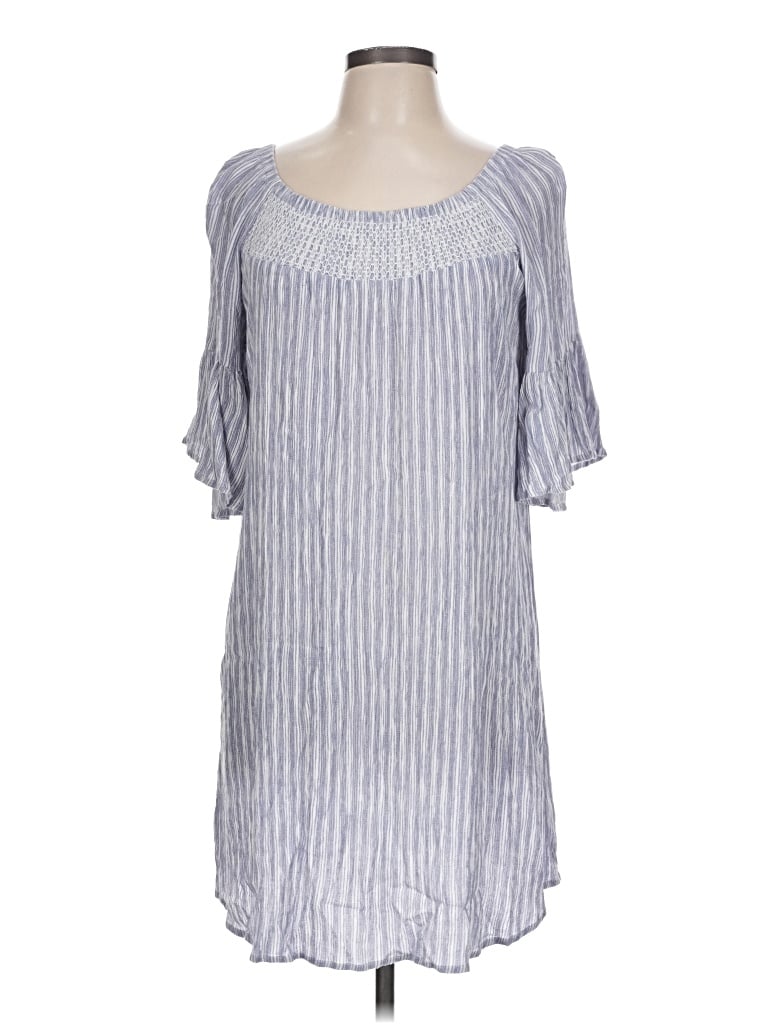 Pre-owned A.n.a. A New Approach Casual Dress In Gray