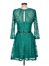 Trixxi 100% Polyester Teal Cocktail Dress Size 11 - photo 2