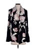 Chico's 100% Polyester Floral Black Blazer Size Sm (0) - photo 1