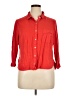 GB 100% Linen Red 3/4 Sleeve Button-Down Shirt Size XL - photo 1