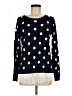 Talbots Polka Dots Black Pullover Sweater Size M - photo 1