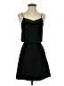 Express 100% Polyester Solid Black Casual Dress Size XS - photo 1