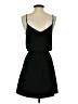 Express 100% Polyester Solid Black Casual Dress Size XS - photo 2
