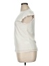Express 100% Polyester Ivory Short Sleeve Top Size XL - photo 5