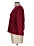 Griffen 100% Cashmere Solid Red Burgundy Cashmere Pullover Sweater Size L - photo 5