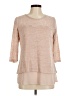 Adiva Tan 3/4 Sleeve Top Size M - photo 1