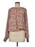 Evereve 100% Polyester Brown Long Sleeve Blouse Size M - photo 1