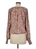 Evereve 100% Polyester Brown Long Sleeve Blouse Size M - photo 2