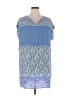 Eclair 100% Polyester Blue Casual Dress Size XL - photo 1