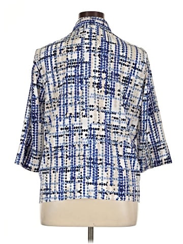 Alli Petites 3/4 Sleeve Blouse (view 2)
