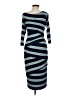 Bailey 44 Stripes Blue Casual Dress Size M - photo 2