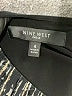 Nine West Graphic Black Cocktail Dress Size 4 - photo 7