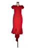 Unbranded 100% Polyester Red Cocktail Dress Size L - photo 1