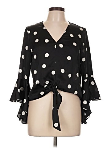 Bar III 3/4 Sleeve Blouse (view 1)