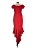 Unbranded 100% Polyester Red Cocktail Dress Size L - photo 2