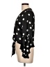 Bar III 100% Polyester Polka Dots Black 3/4 Sleeve Blouse Size L - photo 5