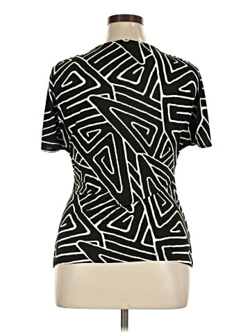 White House Black Market Short Sleeve Blouse (view 2)