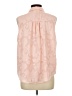 Elle 100% Polyester Pink Sleeveless Blouse Size L - photo 2