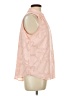 Elle 100% Polyester Pink Sleeveless Blouse Size L - photo 4