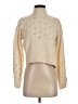New Look Polka Dots Ivory Turtleneck Sweater Size S - photo 1