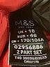 Per Una Argyle Red Jacket Size UK 18 / US 14 - photo 7