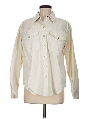 Banana Republic Factory Store Long Sleeve Button-Down Shirt (view 1)