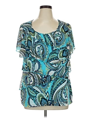 Apt. 9 Short Sleeve Blouse (view 1)