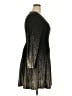 Snap Metallic Black Cocktail Dress Size 3X - photo 4