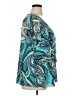 Apt. 9 100% Nylon Teal Short Sleeve Blouse Size 1X - photo 4