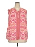 Violet & Claire 100% Polyester Pink Sleeveless Blouse Size 2X - photo 1