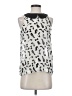 Kardashian Kollection 100% Polyester Silver Sleeveless Blouse Size S - photo 1