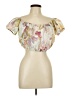 Guess Ivory Short Sleeve Blouse Size L - photo 1