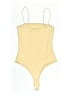 H&M Solid Yellow One Piece Swimsuit Size S - photo 2