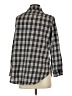 Ellison 100% Cotton Plaid Gray Long Sleeve Button-Down Shirt Size S - photo 2