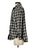 Ellison 100% Cotton Plaid Gray Long Sleeve Button-Down Shirt Size S - photo 5