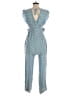 Blue Rain 100% Rayon Paisley Blue Jumpsuit Size M - photo 2