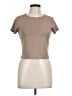 OGL Tan Short Sleeve Top Size L - photo 1