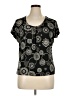 Van Heusen Black Short Sleeve Top Size XL - photo 1